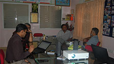 visitors from Azim premji university