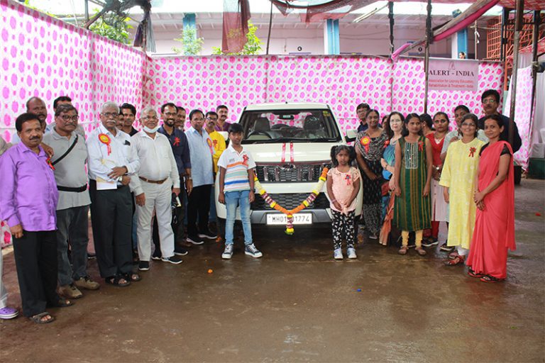 IVDP Donated Jeep worth of Rs.14.5 lakhs to Alert India, Mumbai for the Leprosy Rehabitaion program