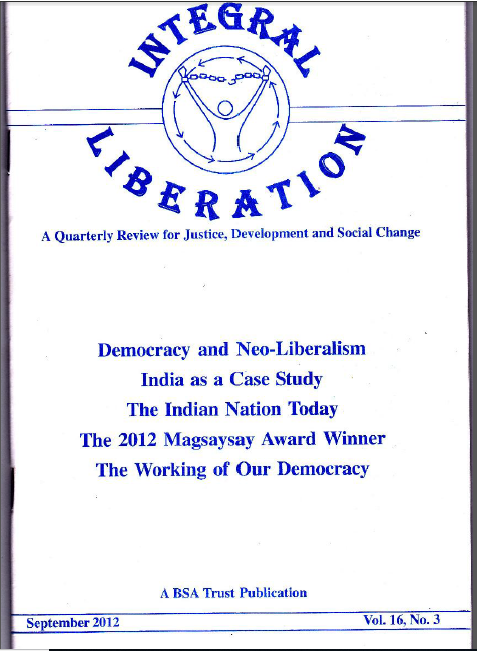 Article in London – Integral Liberation – Democracy and Neo-Liberation